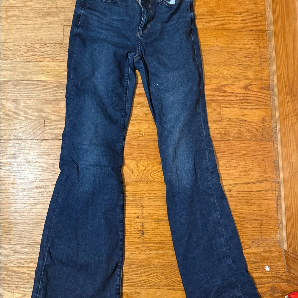 American Eagle Dark Blue Women's Flared Jeans